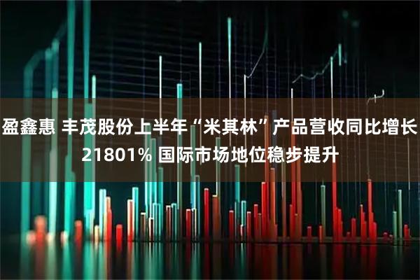 盈鑫惠 丰茂股份上半年“米其林”产品营收同比增长21801% 国际市场地位稳步提升