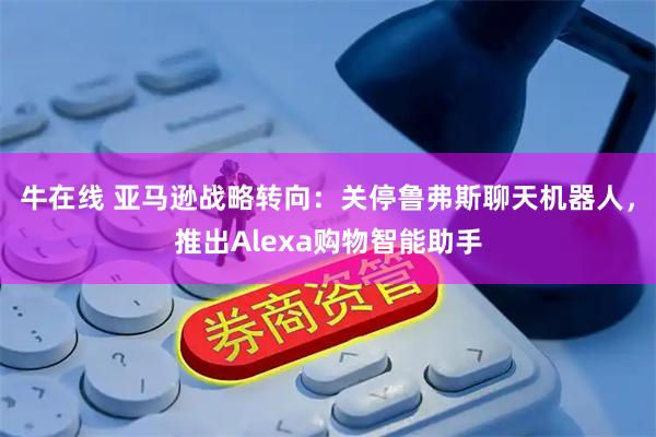 牛在线 亚马逊战略转向：关停鲁弗斯聊天机器人，推出Alexa购物智能助手